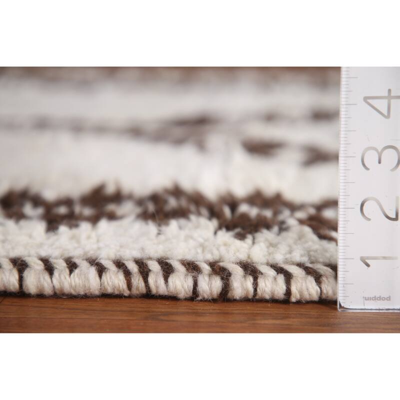 Plush Turkish Anatolian Runner Rug Hand-knotted Wool Carpet - 3'2"x 11'5"