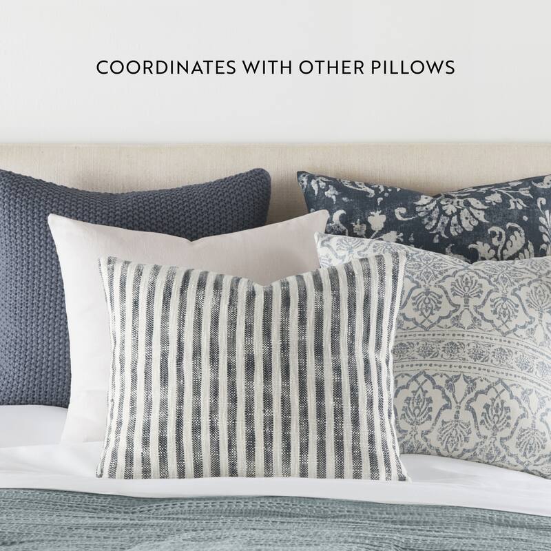 Seed Stitch Knit Acrylic Decor Throw Pillow