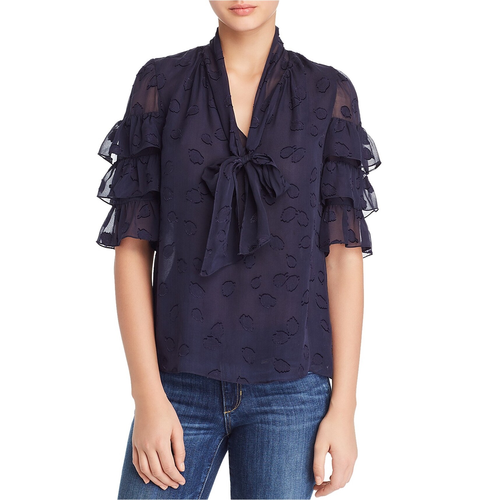 Ruffle pullover blouse Clearance