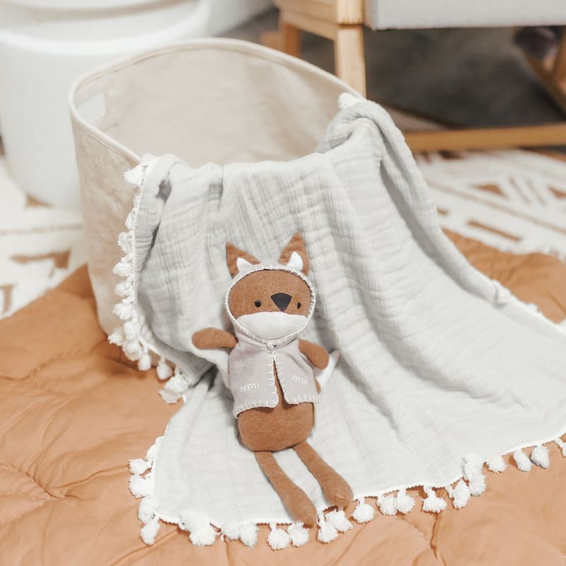 Crane Baby 6-Layer Muslin Blanket