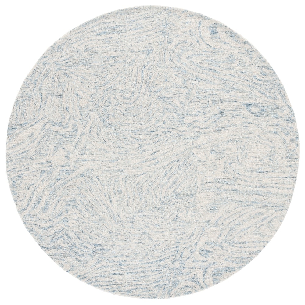 SAFAVIEH Handmade Ebony Ronit Modern & Contemporary Wool Rug