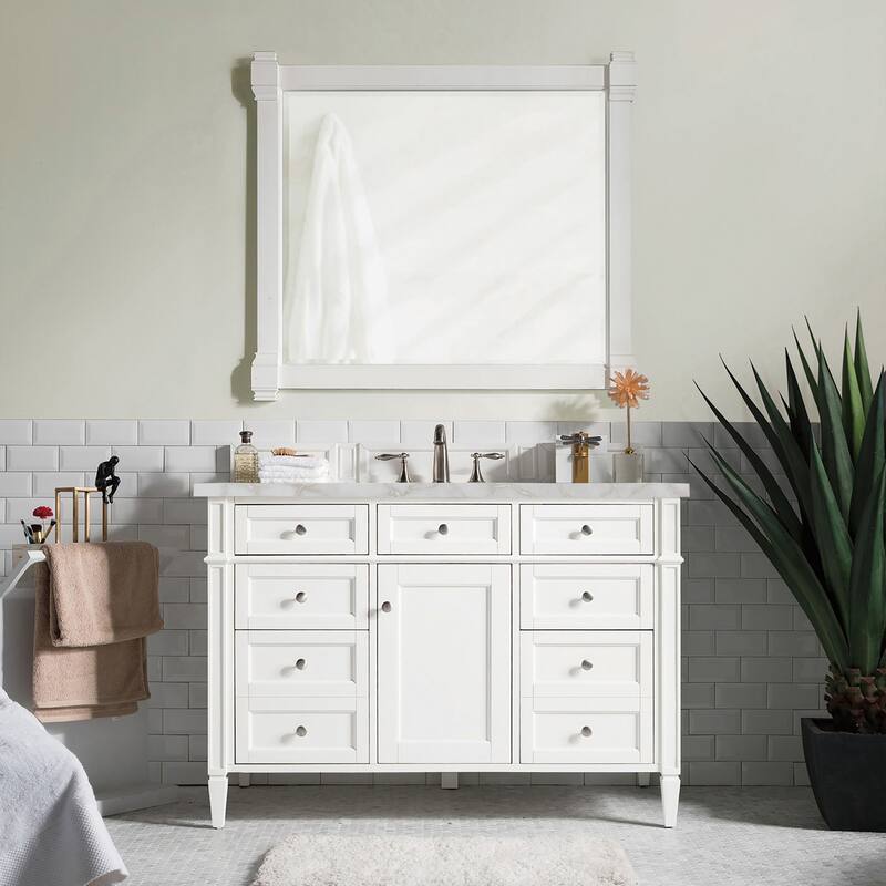 James Martin Vanities 655-V48-FVSL Brittany 48" Free Standing Single