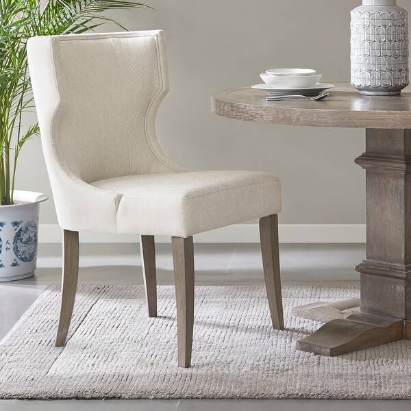 slide 2 of 28, Madison Park Fillmore Upholstered Wingback Dining Chair