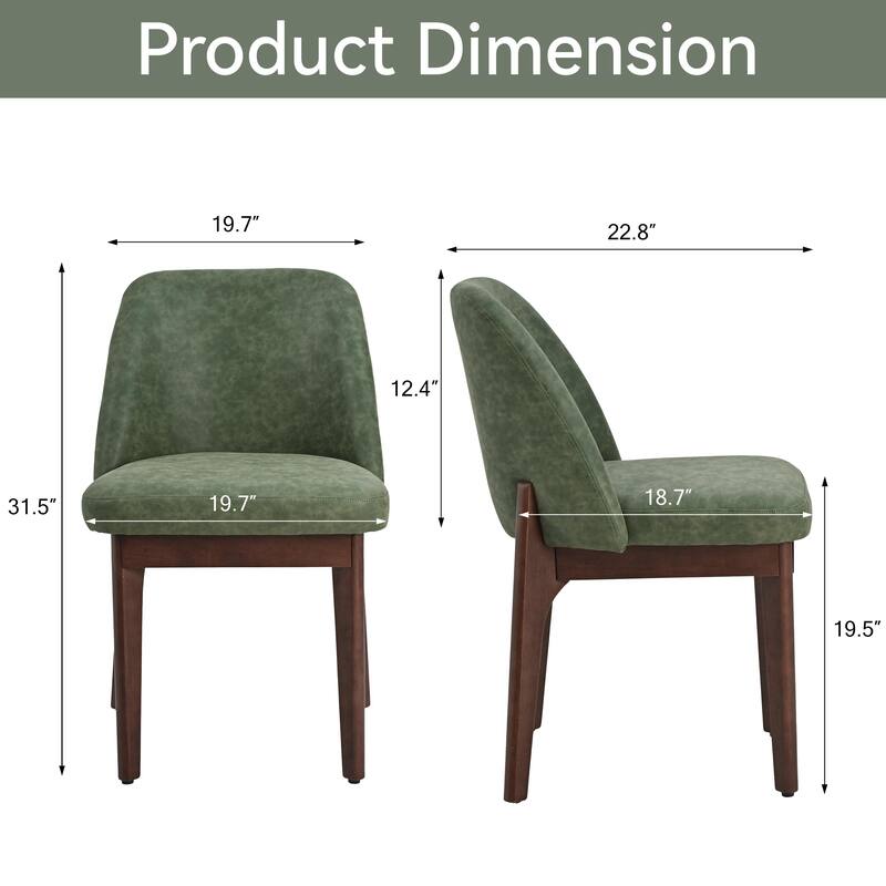 Set of 4 Solid Wood Dining Chair