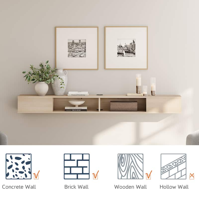 Entertainement Center Wall Mount for 75 inch TV