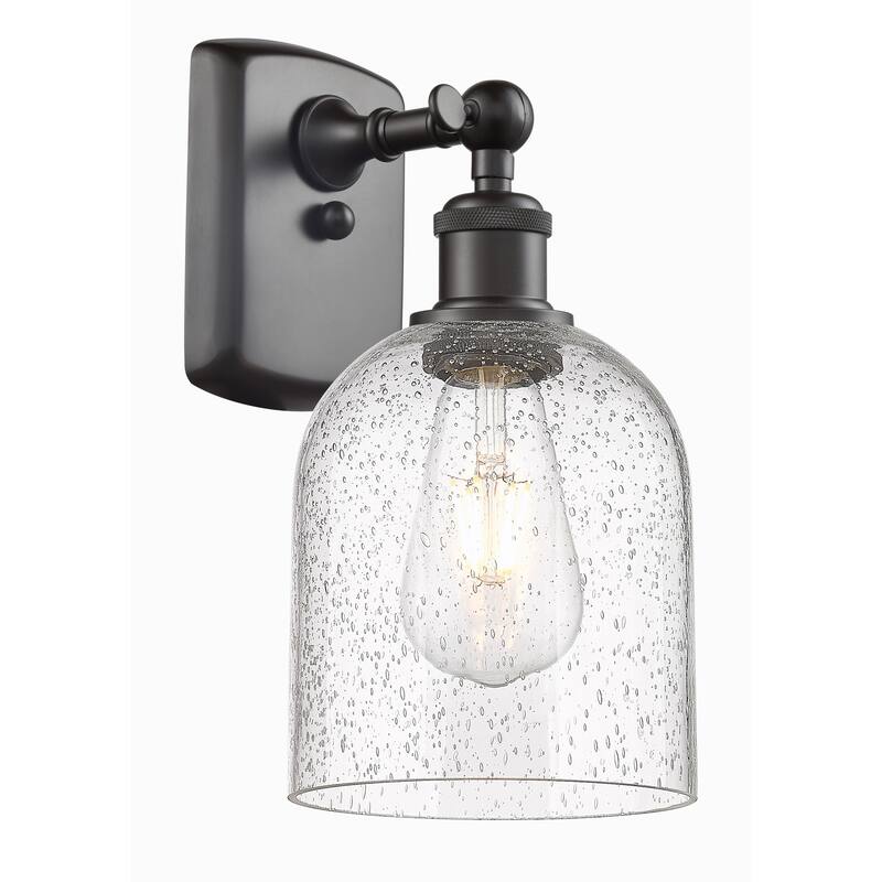 Innovations Lighting 516-1W-11-6 Bella Sconce Bella 11" Tall Wall - Oil Rubbed Bronze / Seedy