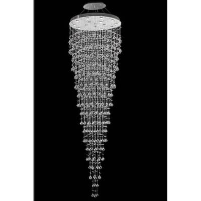 Fleur Illumination 16 light Chrome Chandelier