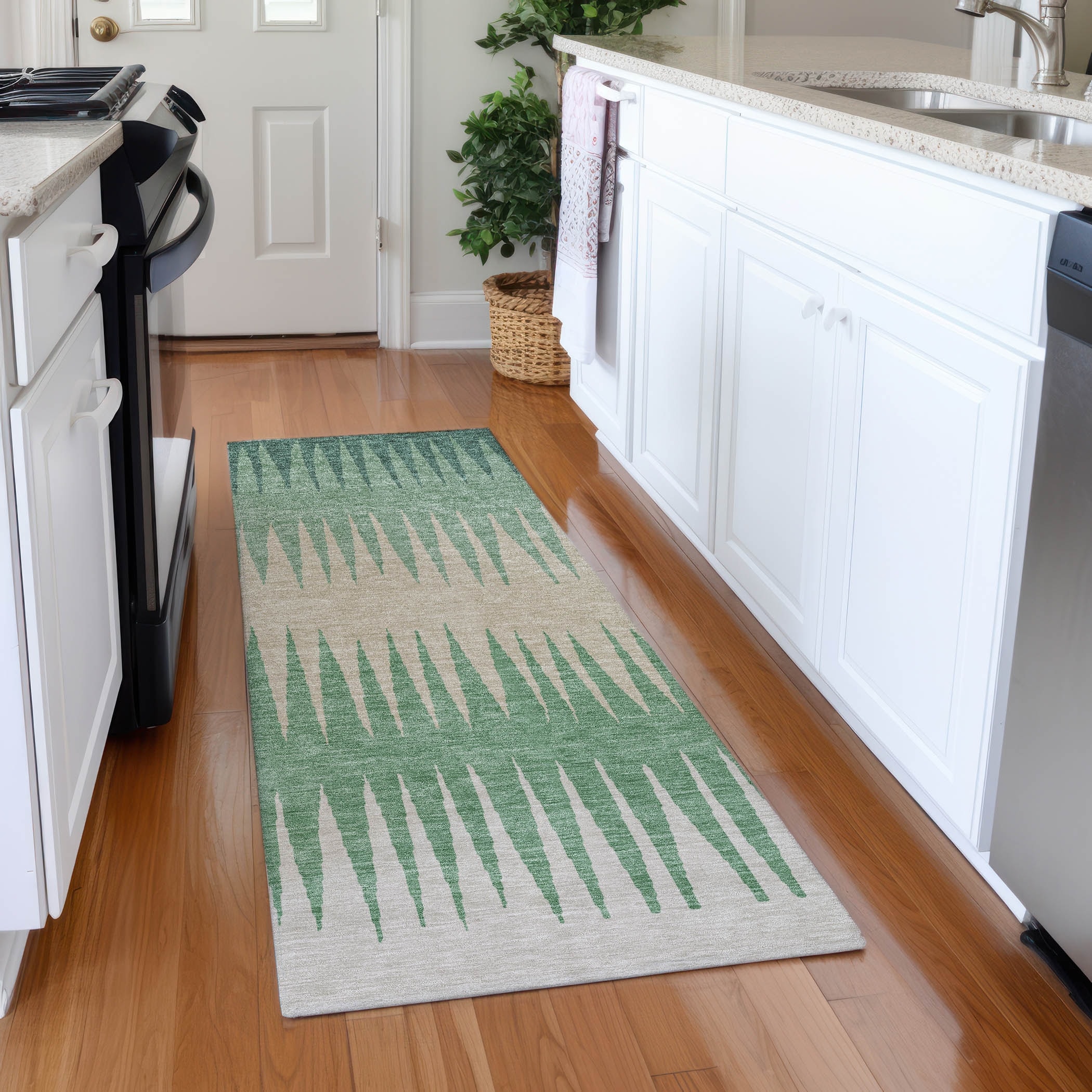 Premium Washable Super Soft Modern Spikes Mayfield Rug
