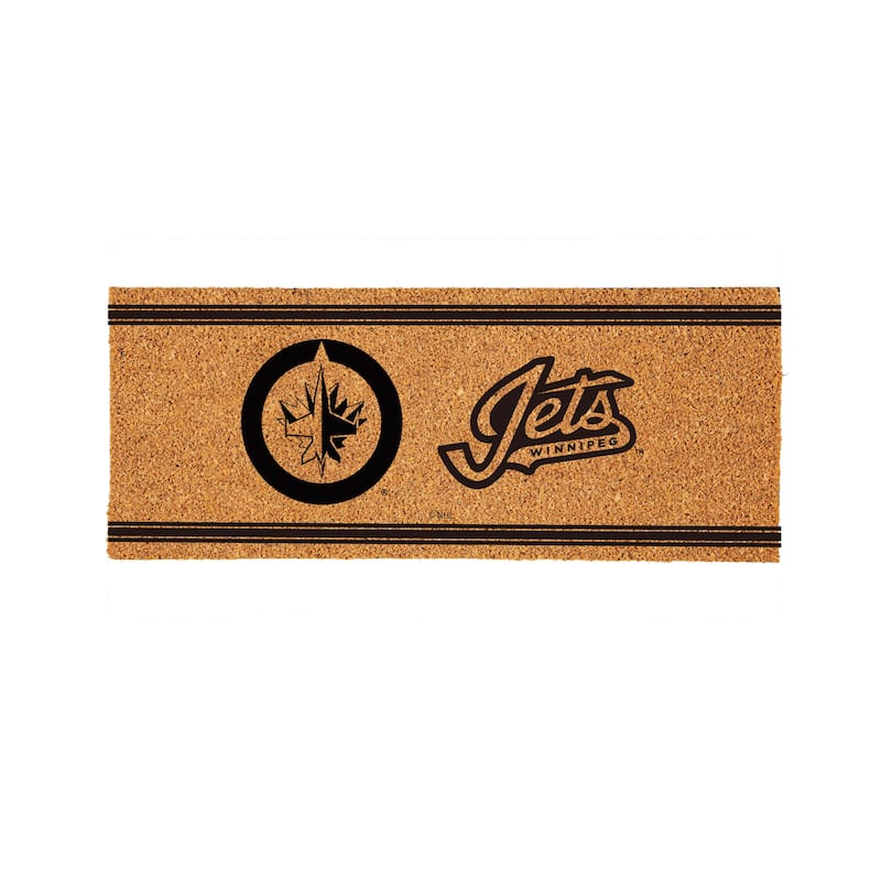 Winnipeg Jets Monochrome Indoor/Outdoor Coir Door Mat