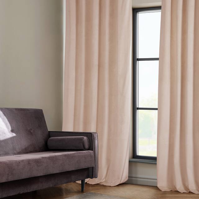 Exclusive Fabrics Heritage Plush Velvet Curtain (1 Panel)