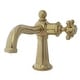 preview thumbnail 6 of 5, Nautical Single-Handle 1-Hole Deck Mount Bathroom Faucet Polished Brass