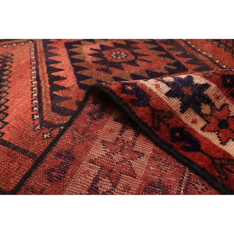 ECARPETGALLERY Hand-knotted Melis Vintage Copper Wool Rug - 5'7 x 7'10