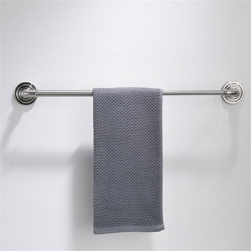 5 Piece Bathroom Hardware Set Towel Bar Toilet Paper Holder Robe Hooks Stainless Steel Wall Mounted Adjustable Accessory Set