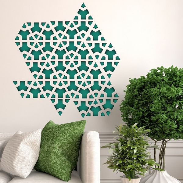 Walplus Green Triangle Geometry Modern Wall Sticker Decal Home Decor. Opens flyout.