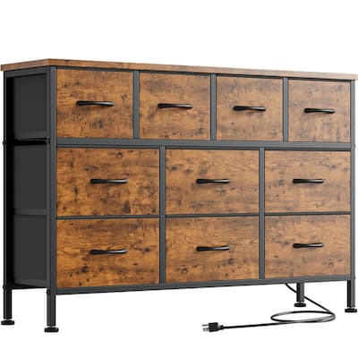 Dresser TV Stand with Power Outlet