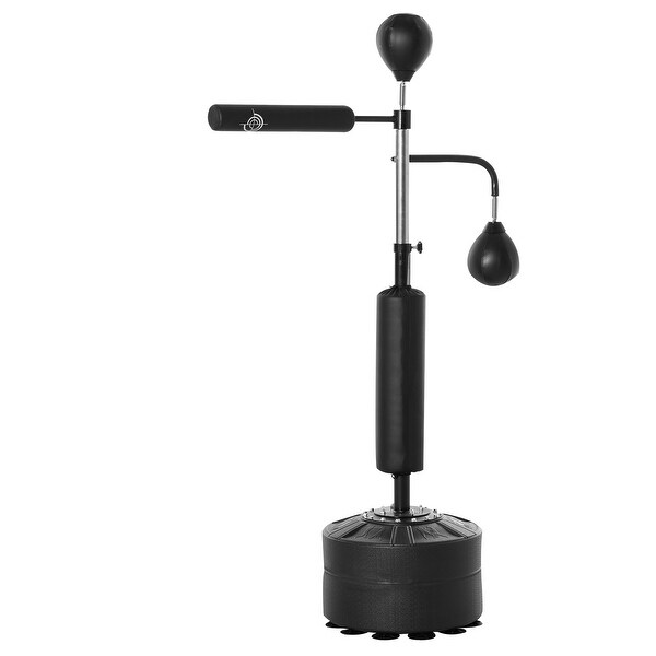 HOMCOM Punching Bag with Stand Boxing Set Kickboxing Bag with 360