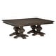 preview thumbnail 1 of 0, Hekman Pedestal Base Coffee Table Java