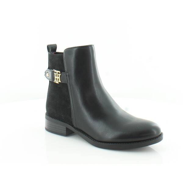 Tommy Hilfiger Womens Irsela Leather Closed Toe Ankle Fashion Boots Tommy Hilfiger Womens Irsela Leather Closed Toe Ankle Fashion Boots
