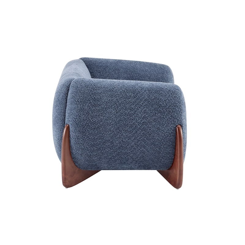 Alma Upholstered Boucle Loveseat by Christopher Knight Home