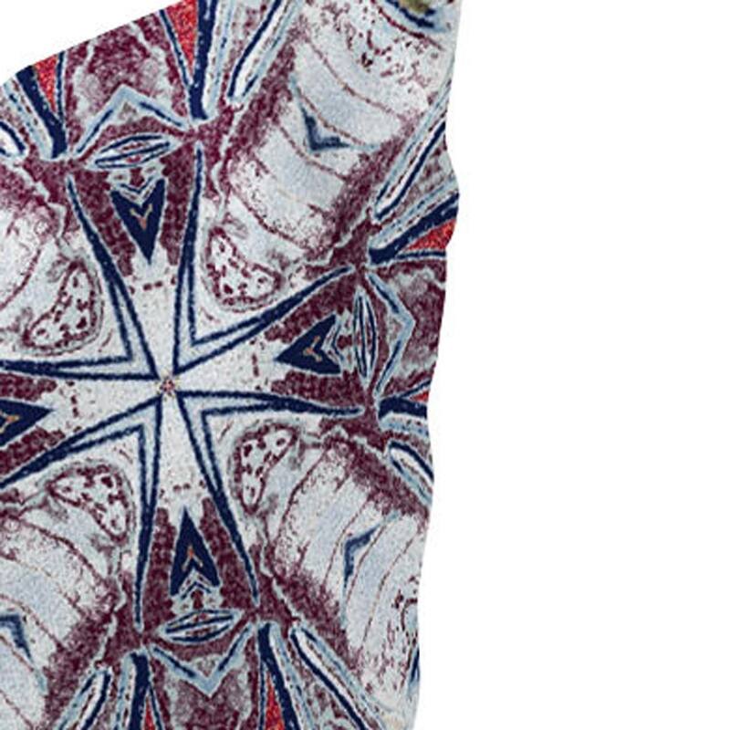 HomeRoots Set of Two 16" X 16" Blue and Gray Blown Seam Floral Indoor Outdoor Throw Pillow - 16.00' X '16.00' X '5.00