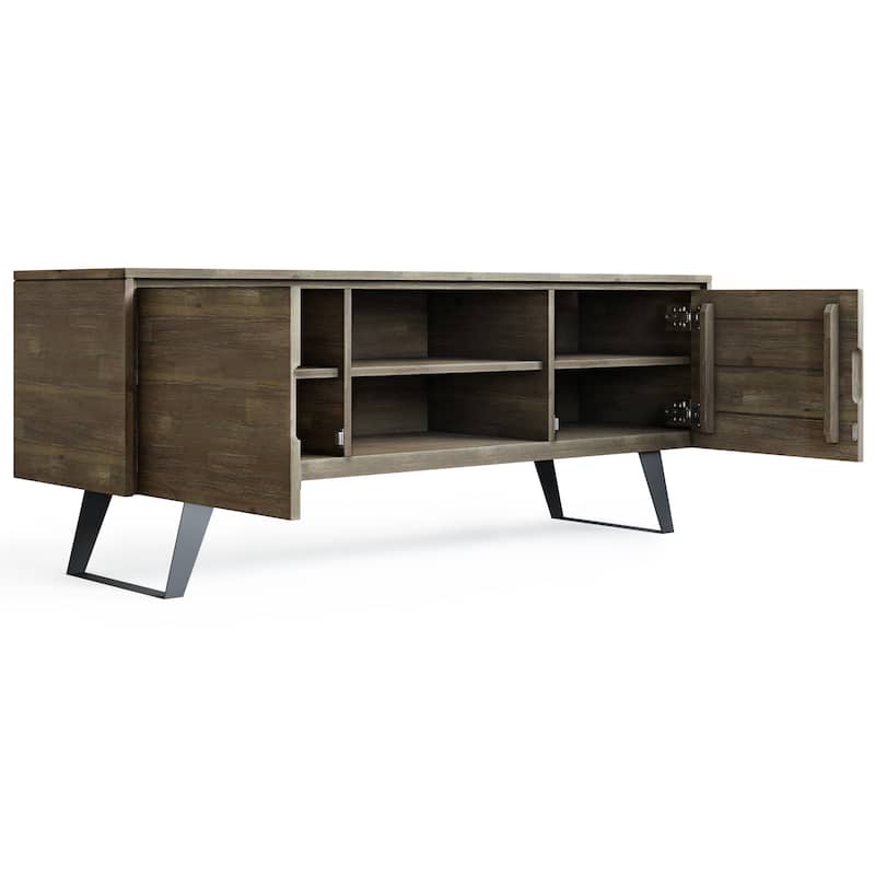 WYNDENHALL Mitchell WOOD Modern Industrial TV Media Stand For TVs