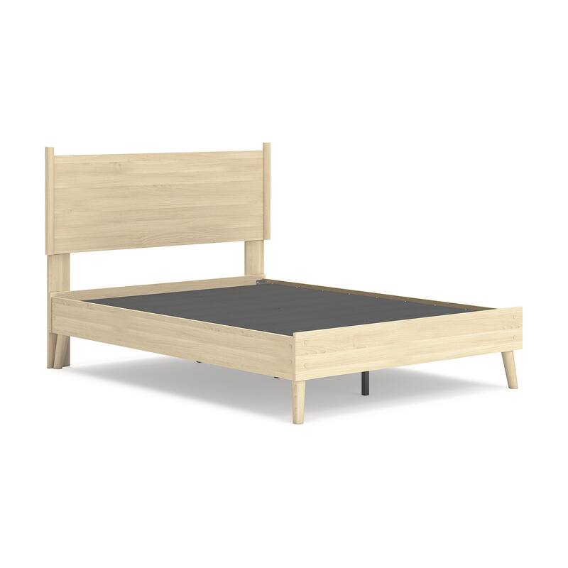 Signature Design by Ashley Cabinella Beige Platform Panel Bed