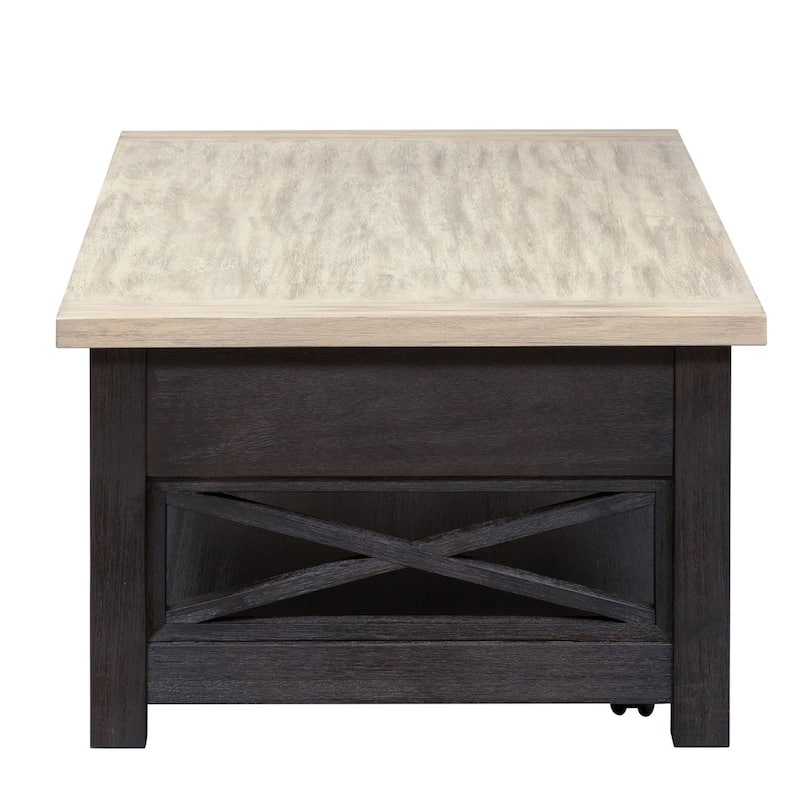 Heatherbrook Charcoal and Ash Opt 3 Piece Set (1-Cocktail 2-End Tables)