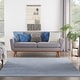 preview thumbnail 114 of 181, Nourison Essentials Solid Contemporary Indoor/Outdoor Area Rug 9' Square - Blue/Grey
