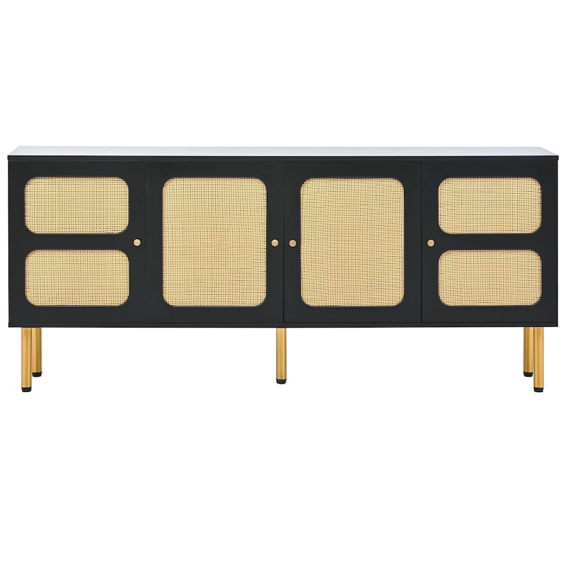 Woven Media Console Table for TVs Up to 70''