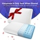 preview thumbnail 6 of 16, Bed Pillows Set of 2 / 1 - Memory Foam Pillow Down Alternative Bedding Gel Cooling Pillow for Back, Stomach or Side Sleepers