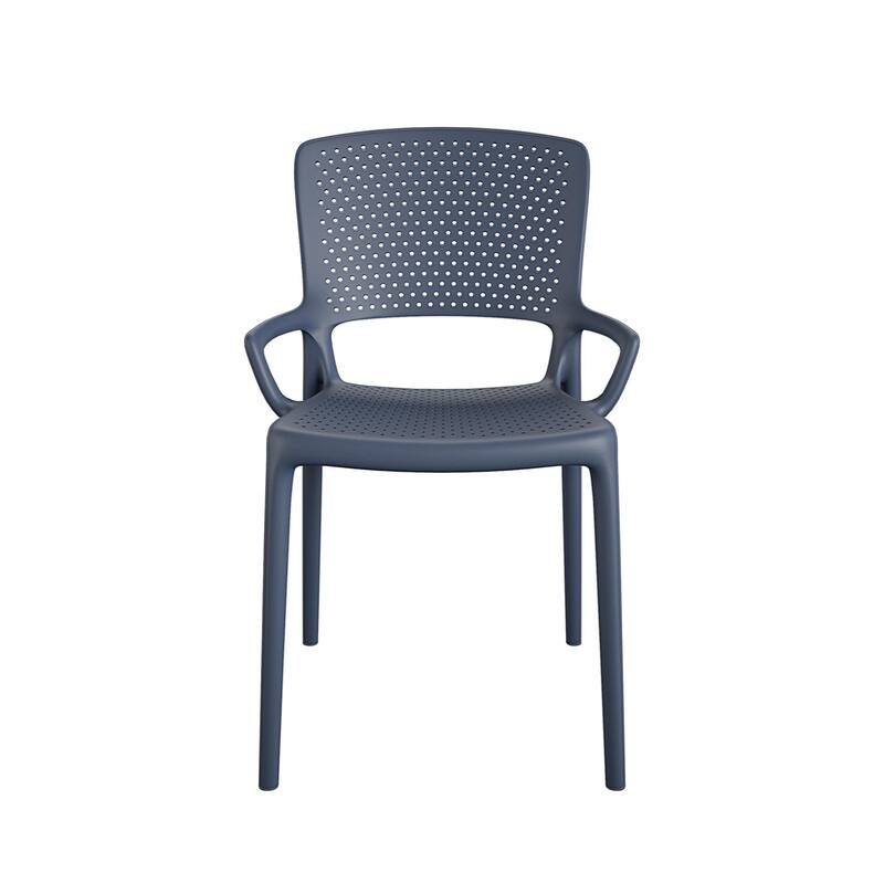 COSCO Outdoor/Indoor Stacking Resin Dining Chair, Set of 2