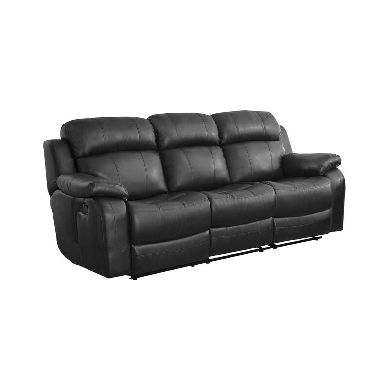 Viggo Double Reclining Sofa - Black