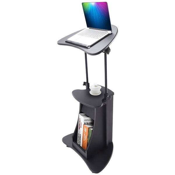 Shop Costway Height Adjustable Tilt Top Laptop Desk Table Notebook