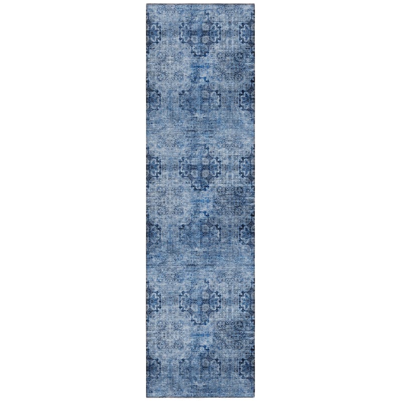 Alvafi Garden-Inspired Weather Resistant Classic Meets Modern Outdoor Rug