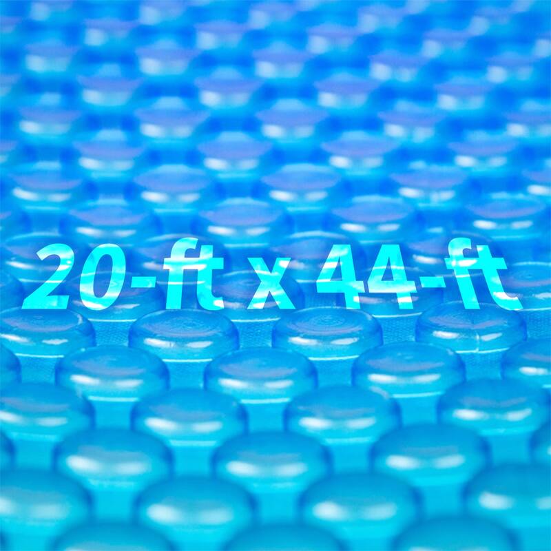 Blue Wave 12-mil Solar Blanket for Rectangular In-Ground Pools - 20-ft x 44-ft