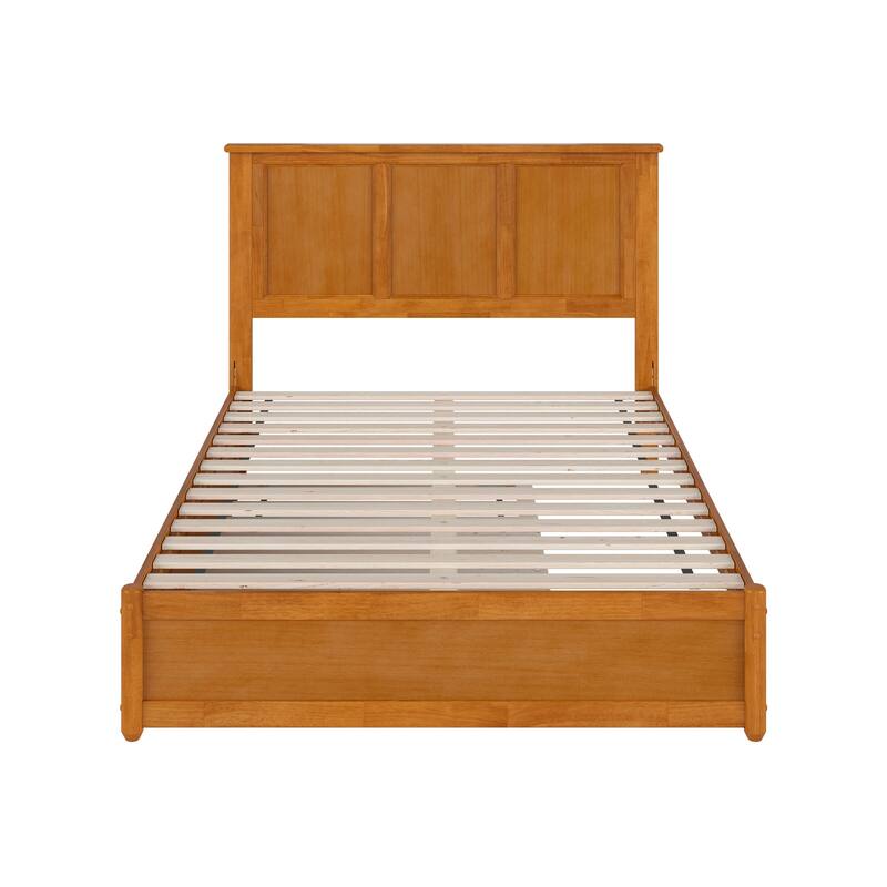 Felicity Platform Bed with Panel Footboard and Twin Trundle