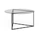 Option Blackened Bronze with Glass Top
