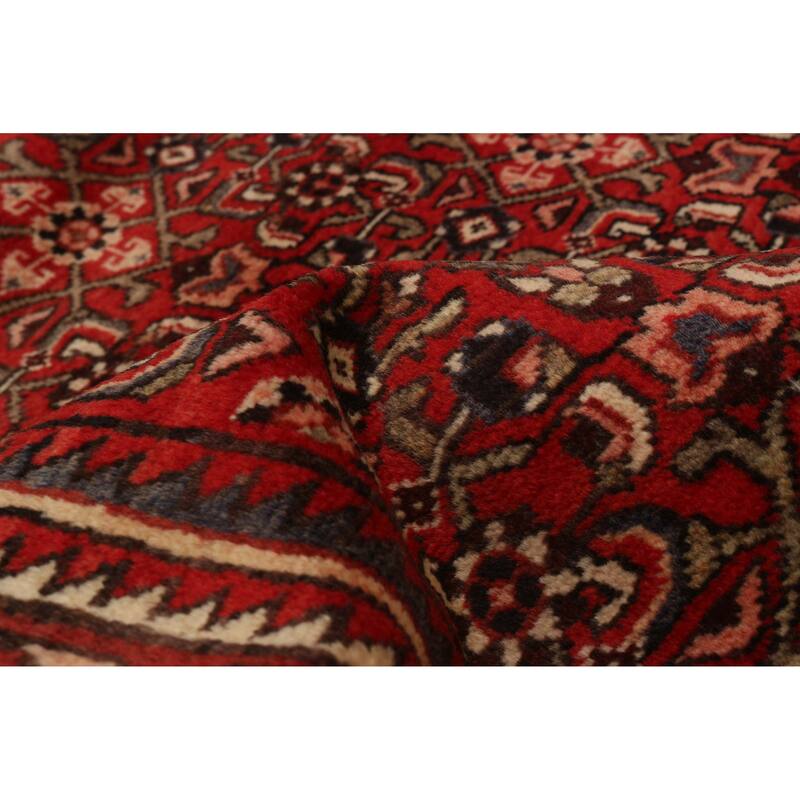 ECARPETGALLERY Hand-knotted Andelz Red Wool Rug - 3'8 x 13'2