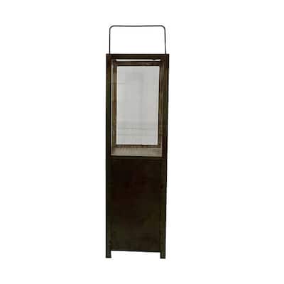 Medium Cabinet Style Glass Lantern - 28.75"
