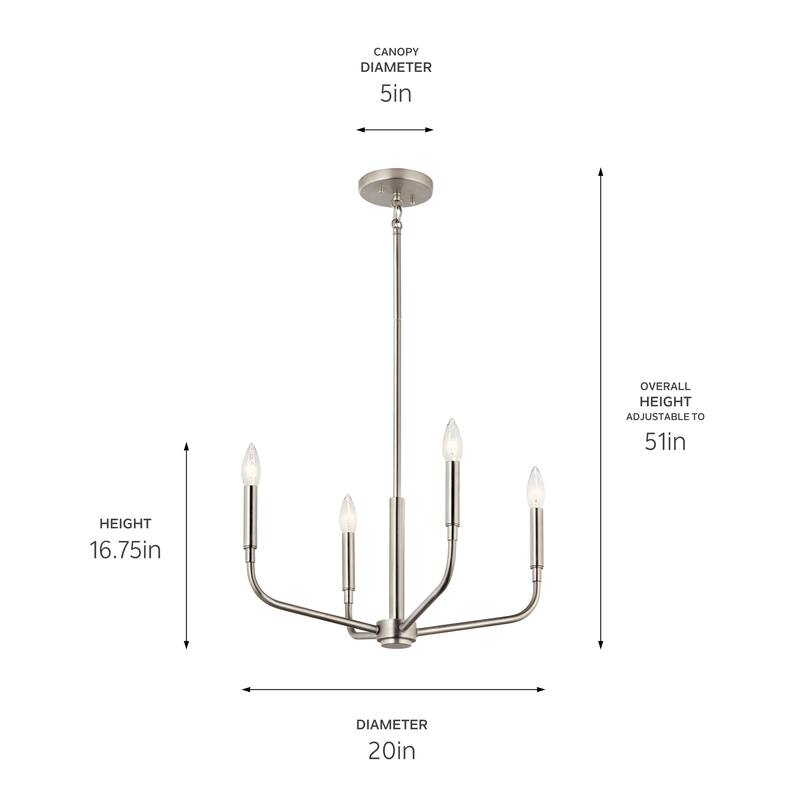 Kichler Lighting Madden Candle Chandelier