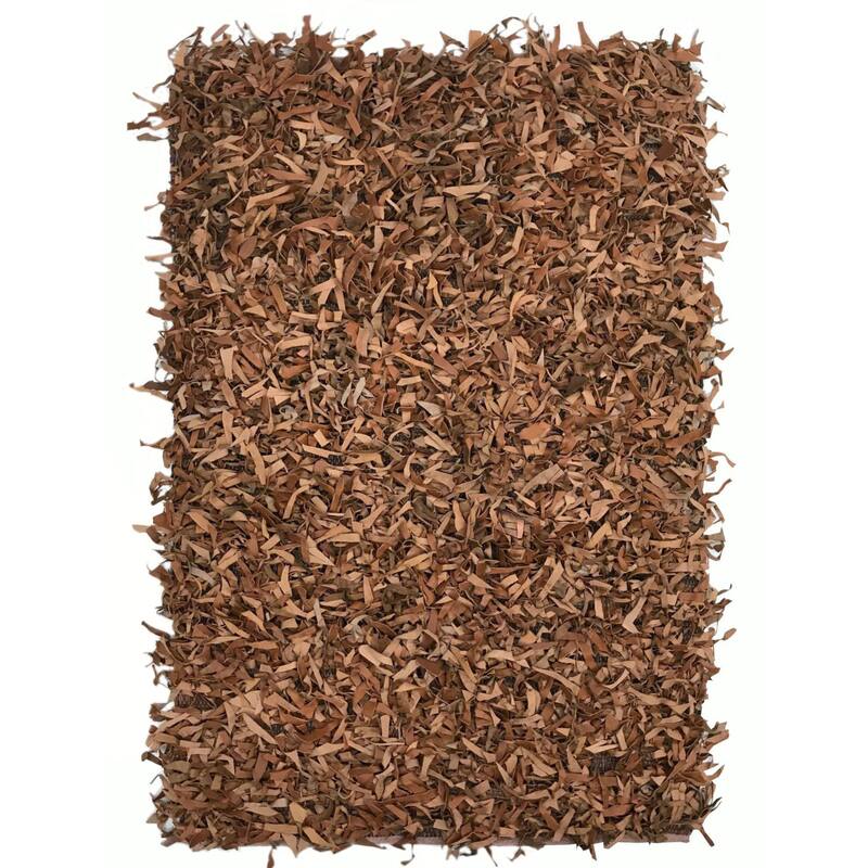 Leather Shaggy Living Room Rug Washable Area Rugs Non Slip Accent Rugs Soft Foldable Indoor Carpet Easy To Clean 3'5" x 5'5"