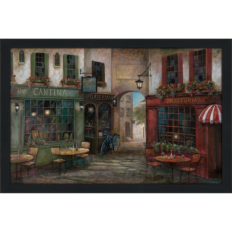 "Courtyard Ambiance" by Ruane Manning Print on Acrylic