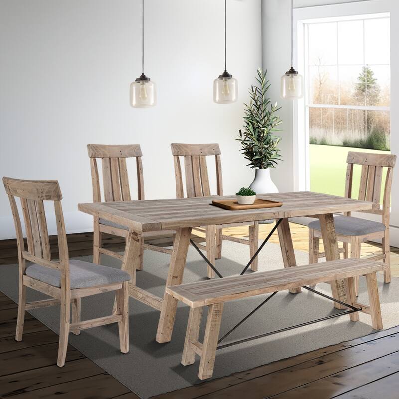 INK+IVY Sonoma 6-Piece Dining Set - Natural