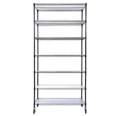 7 Tier Metal Shelf Wire Shelving Unit