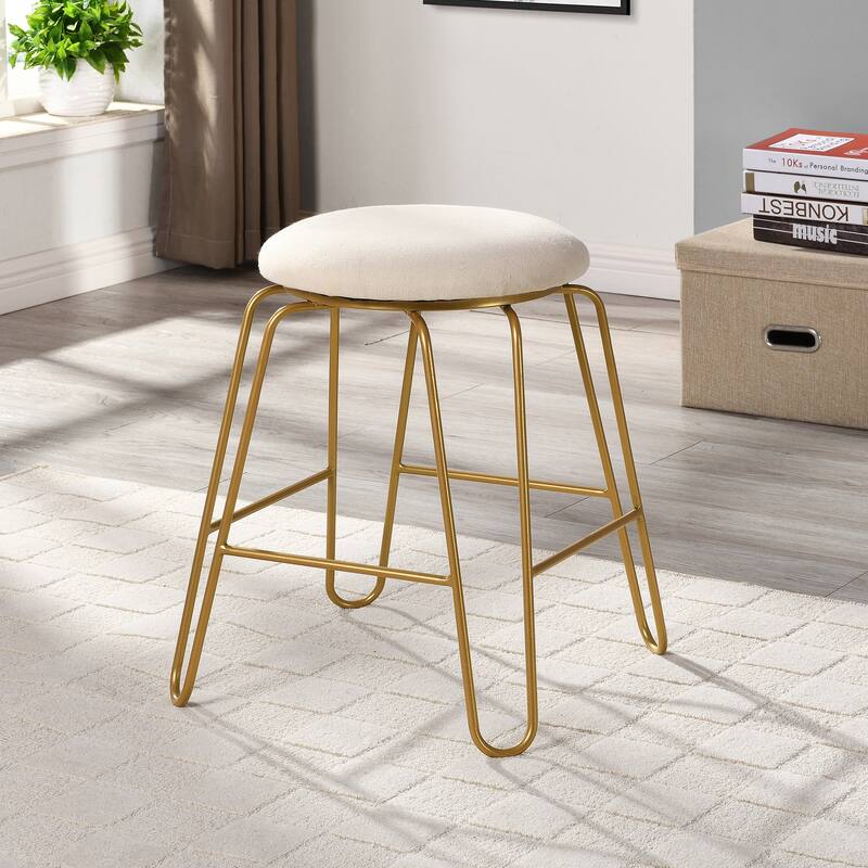 Carolina Living Morrissey 18" Vanity Stool - 18-inch