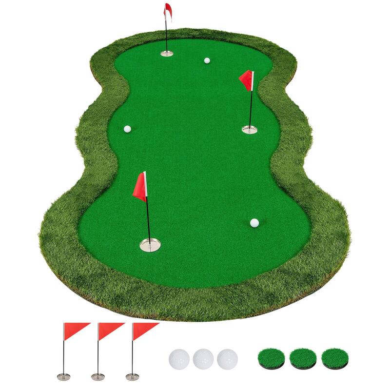 Costway 10 x 3.3/5 FT Golf Putting Green Professional Golf Training