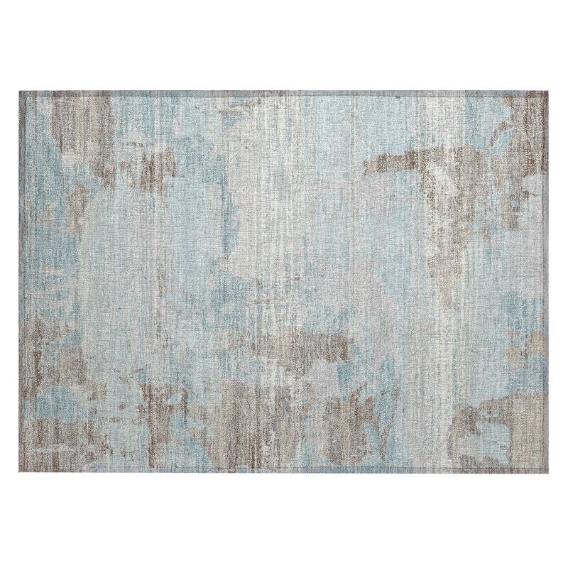Machine Washable Indoor/ Outdoor Chic Veta Chantille Rug