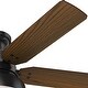 preview thumbnail 12 of 20, Hunter 52" Mill Valley Outdoor Low Profile Ceiling Fan with LED Light Kit and Pull Chain, Damp Rated