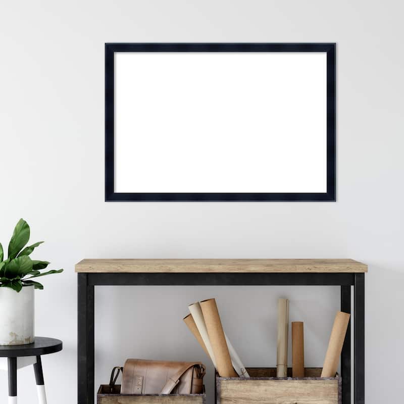 Amanti Art Madison Black Framed Dry Erase Magnetic Board
