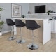 preview thumbnail 21 of 144, Silver Orchid Svellingen Adjustable Bar Stool with Rounded T Footrest - Set of 2